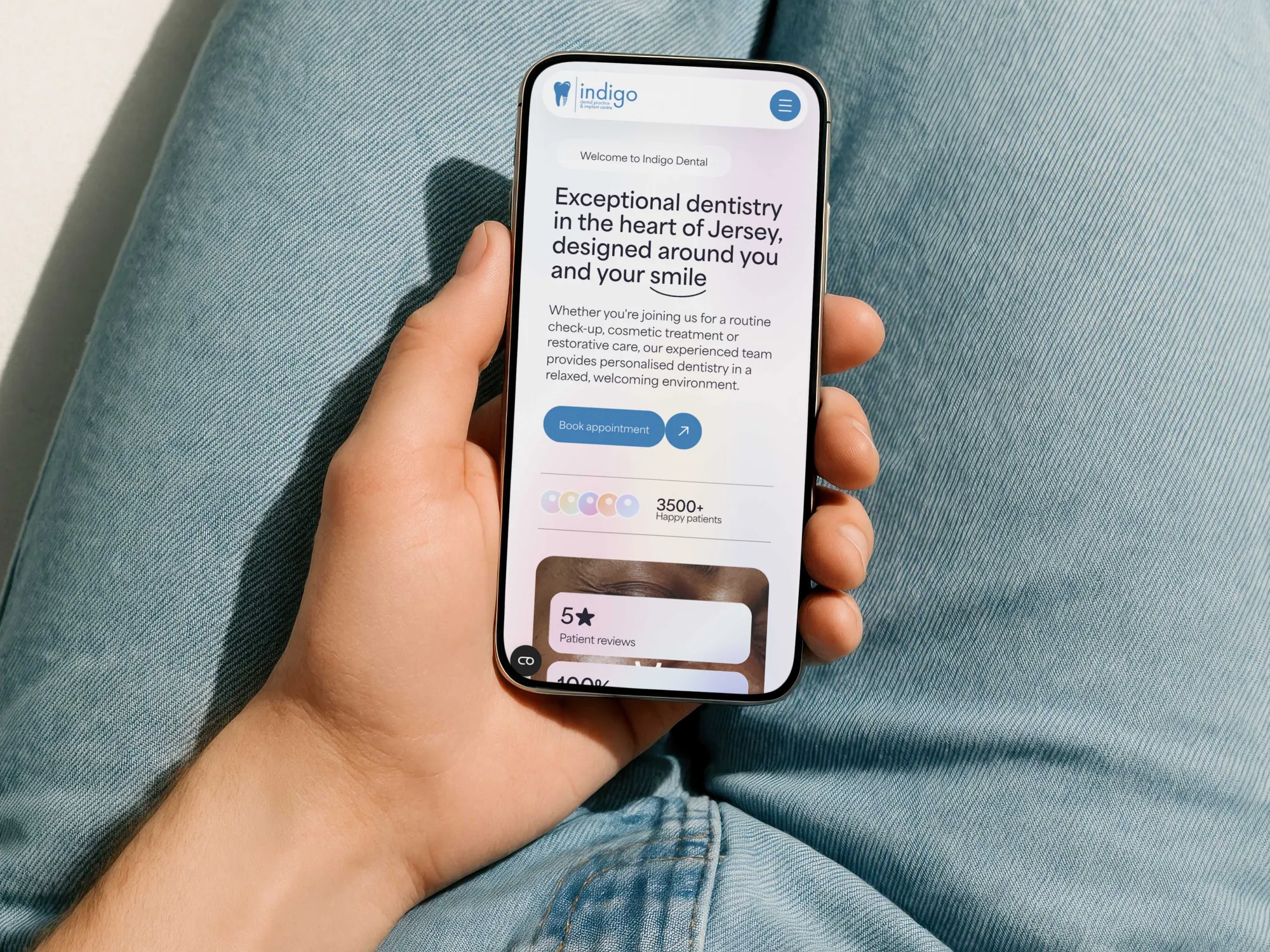 Iphone single homapge