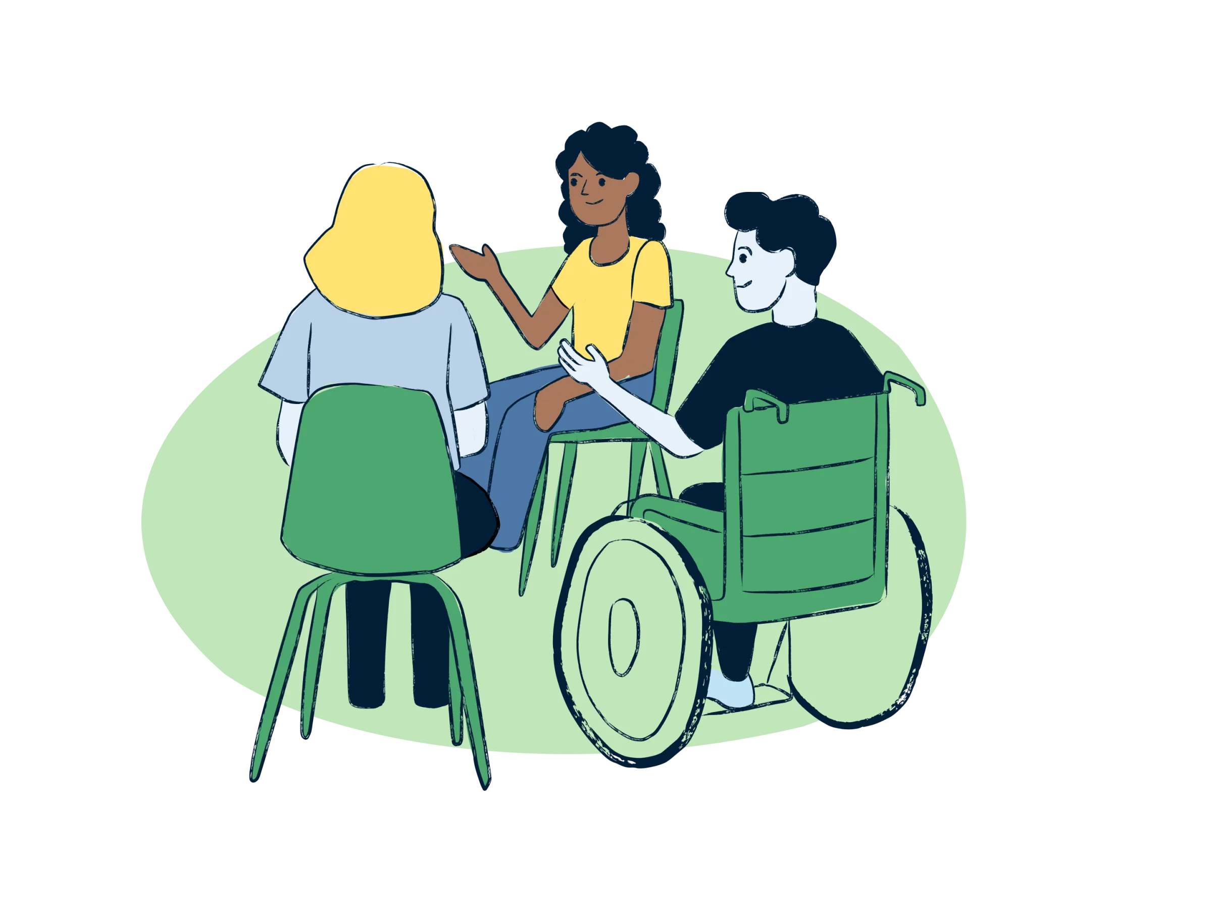 Recovery HUB Group Illustration